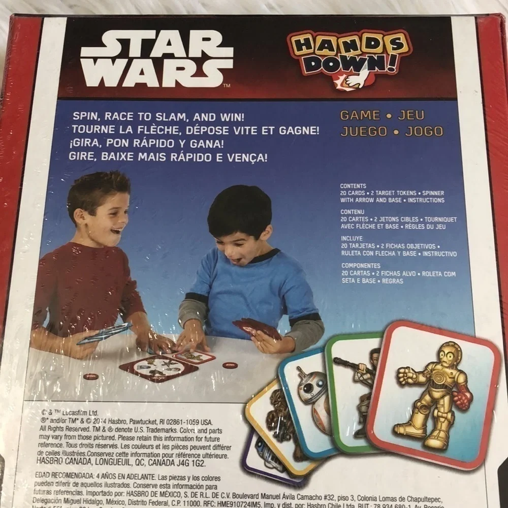 Star Wars Hands Down Game.  Sealed - Picture 2 of 4